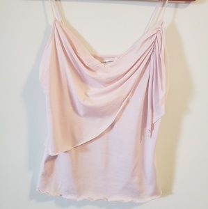 Pale pink abstract tank cami